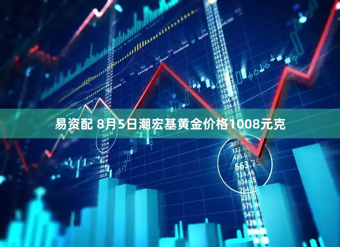 易资配 8月5日潮宏基黄金价格1008元克